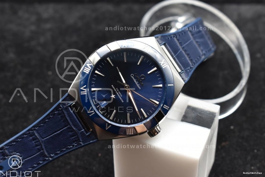 Blue SS Breathable Edition Best Ceramic Strap Super Blue Dial A8900 546 on 1:1 Constellation Gummy VSF Blue Clone 1209